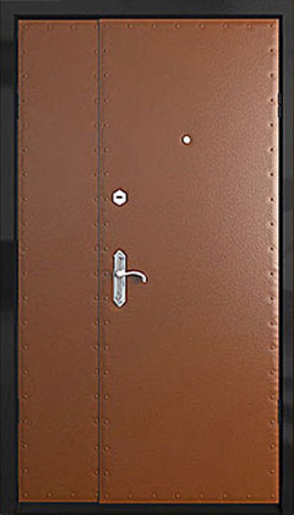 Дверь тамбурная металлическая эконом 2116