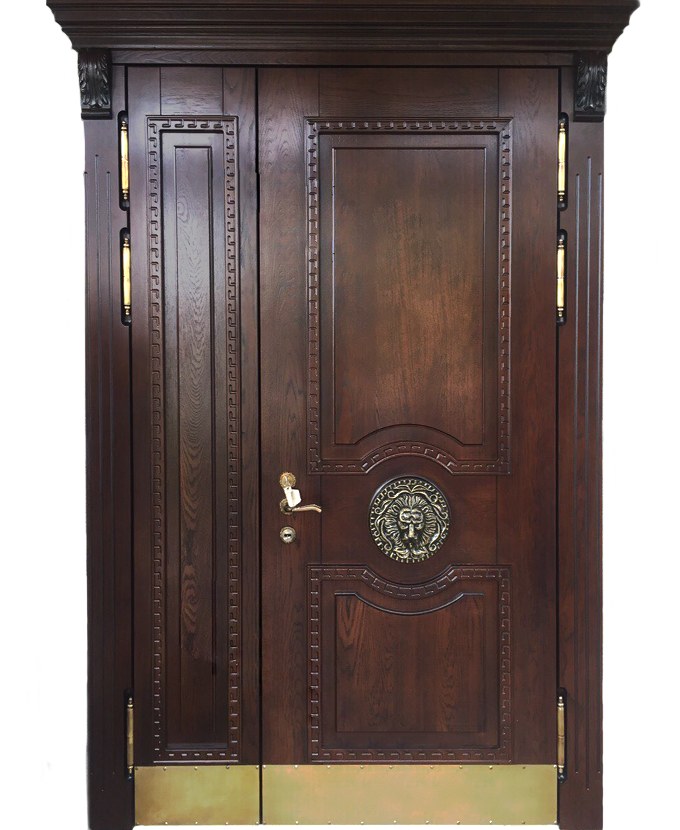 Стальная дверь для дома МДФ/МДФ 3042