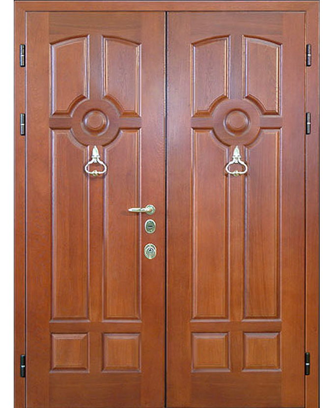 Дверь металлическая входная МДФ панель с натуральным шпоном 1154