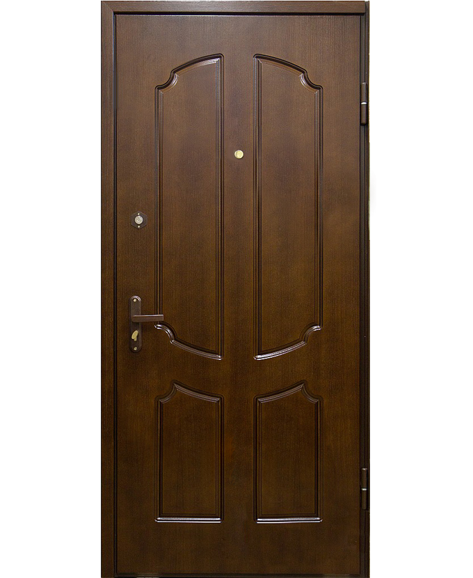 Стальная дверь МДФ панель с натуральным шпоном 1150