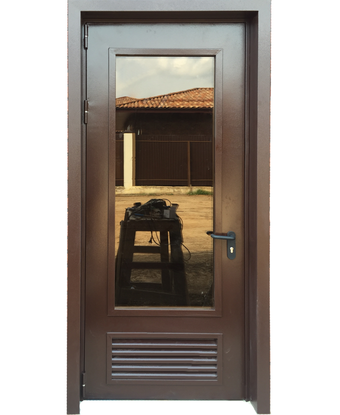 Металлическая подъездная дверь Порошок 1153