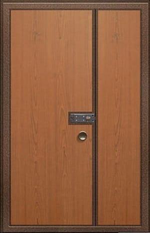 Дверь тамбурная железная ламинат 2001