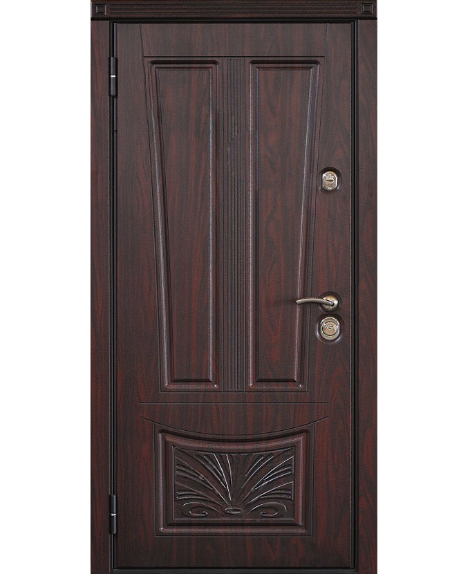 Металлическая дверь трехконтурная МДФ/МДФ 3102