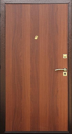 Металлические двери с отделкой ламинатом