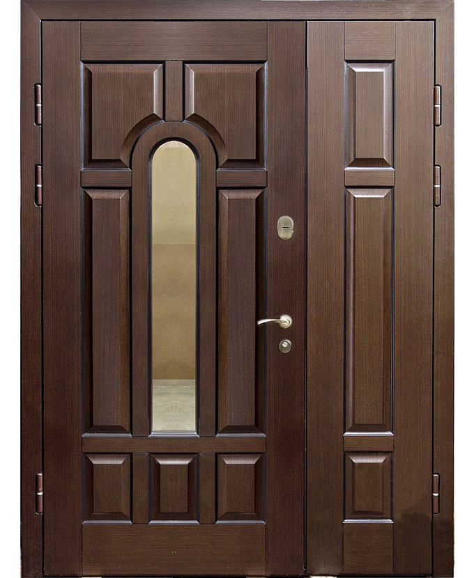 Входная дверь МДФ панель с натуральным шпоном 1163