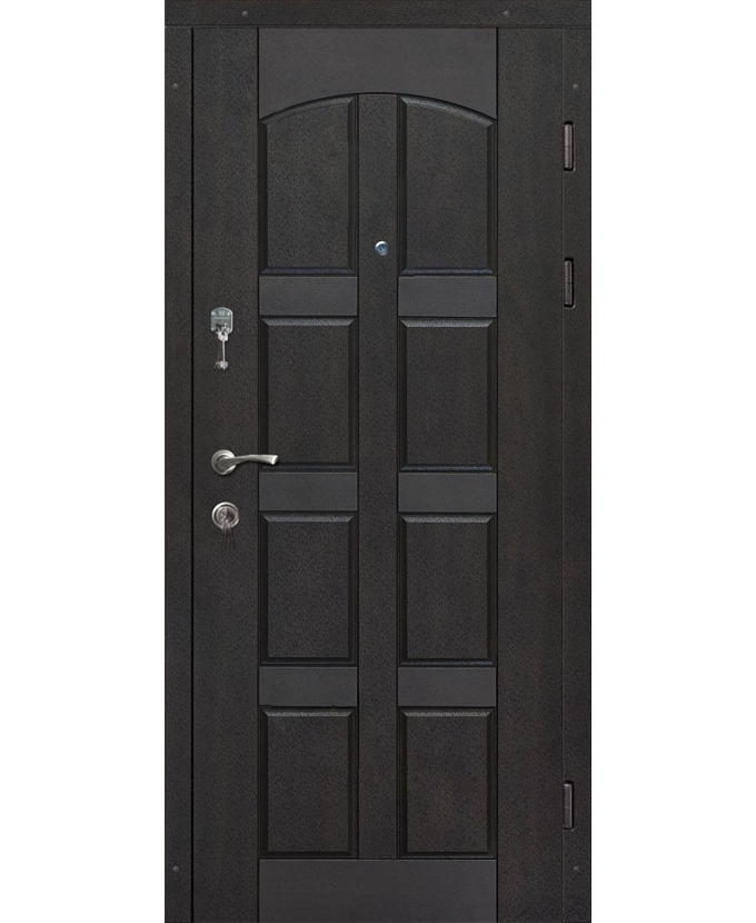 Железная входная дверь на дачу МДФ/МДФ 3077