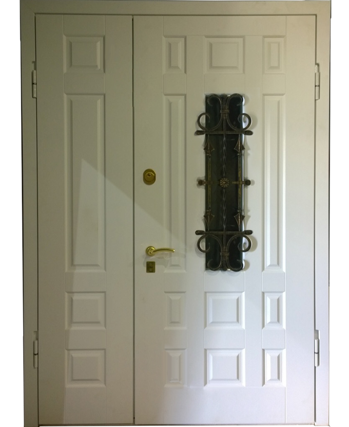 Дверь железная МДФ панель с натуральным шпоном 1144