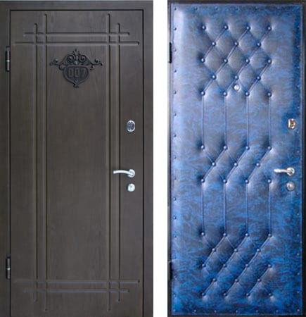 Дверь железная входная МДФ/Винилискожа 1662