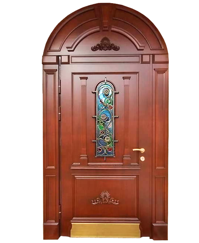 Дверь входная арочная МДФ 1131