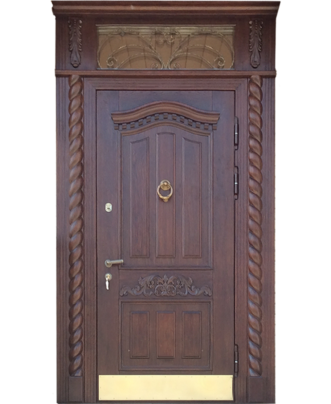 Стальная входная дверь МДФ филёнчатый 0014