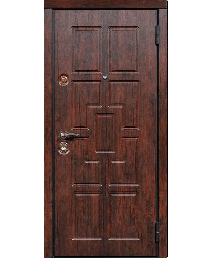Дверь железная входная МДФ с пленкой ПВХ 0007