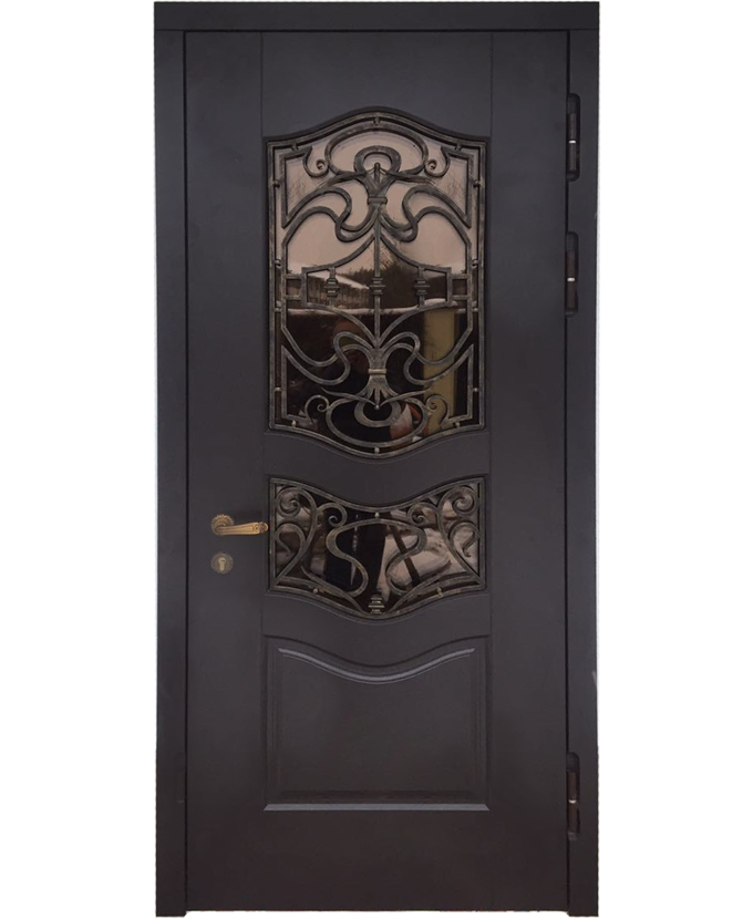 Металлическая дверь МДФ филёнчатый 0037