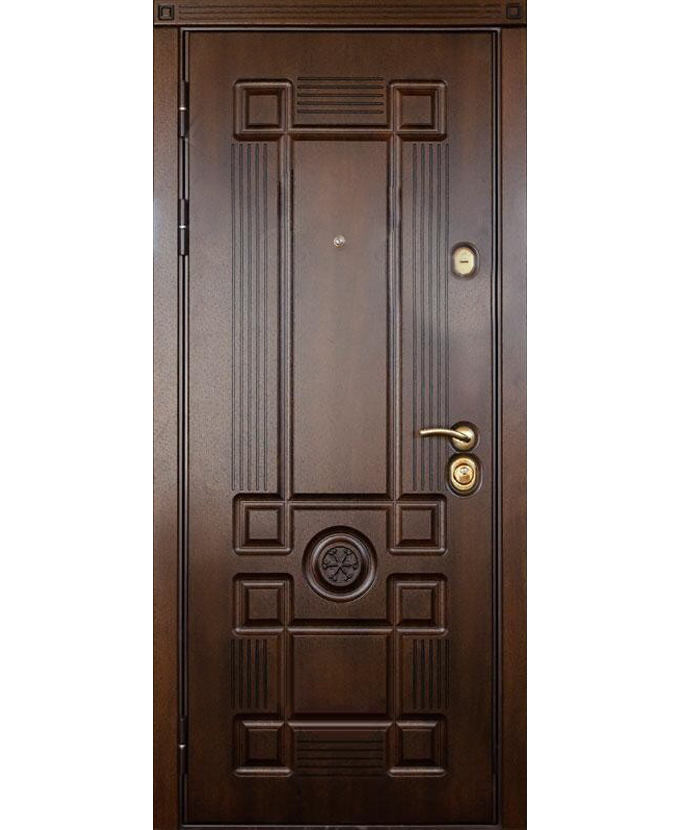 Стальная дверь МДФ с пленкой ПВХ 0005