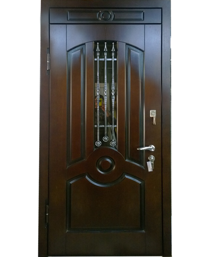 Дверь стальная МДФ панель с натуральным шпоном 1146