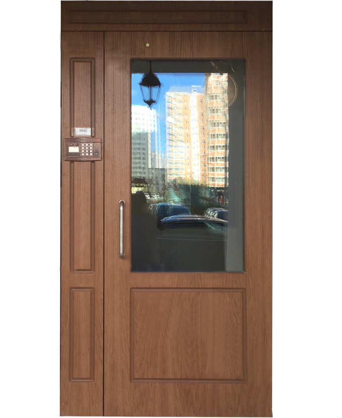 Дверь входная офисная МДФ/МДФ 0003