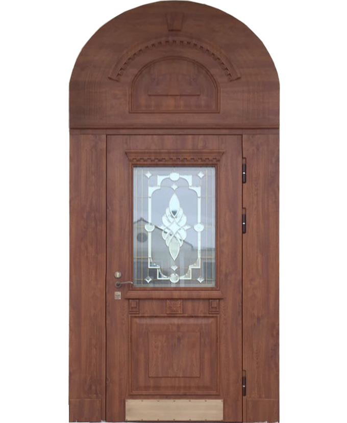 Дверь входная арочная МДФ 1117