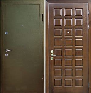 Дверь металлическая входная Порошок/МДФ 1203