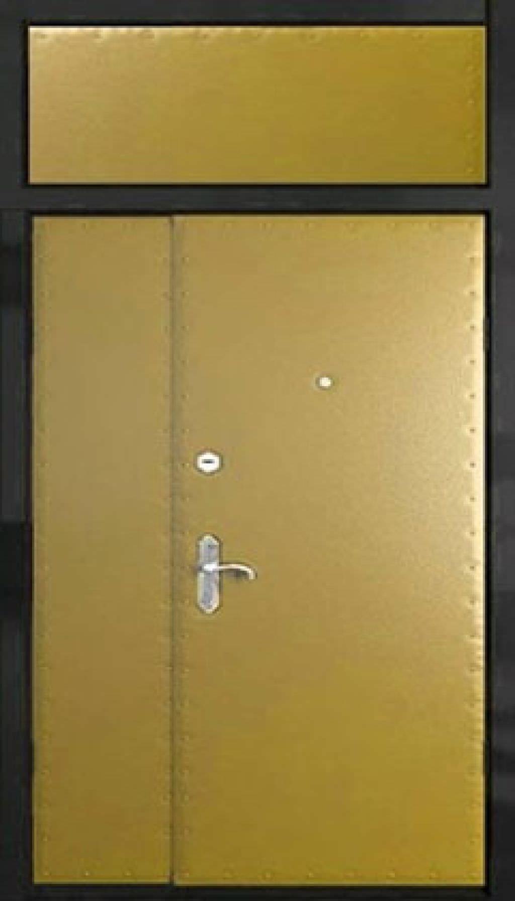 Дверь тамбурная металлическая входная эконом 2109