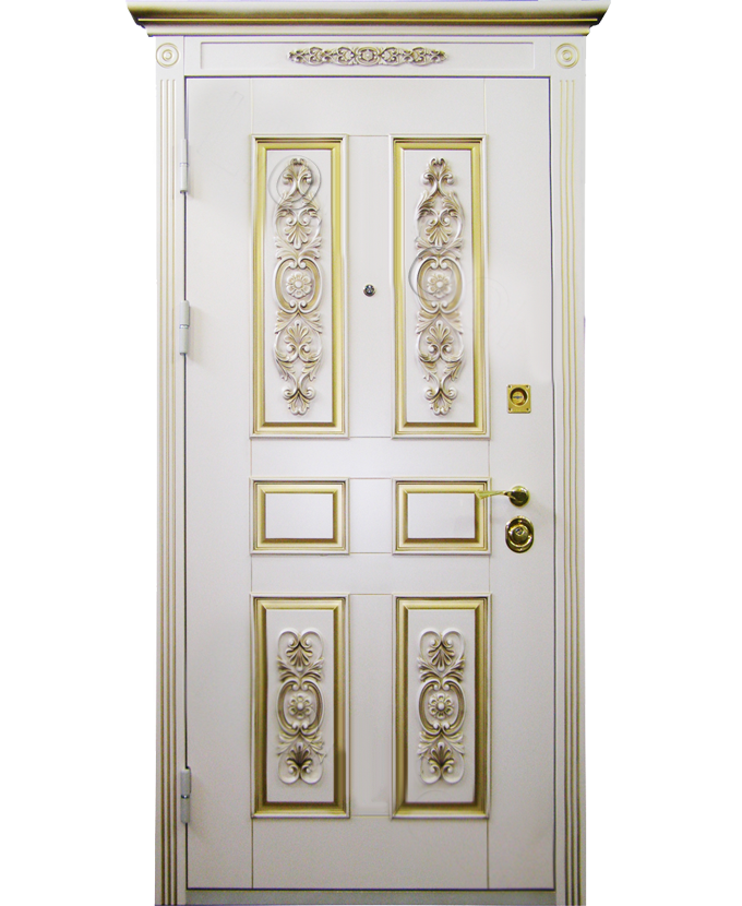 Металлическая дверь МДФ панель с натуральным шпоном 1151