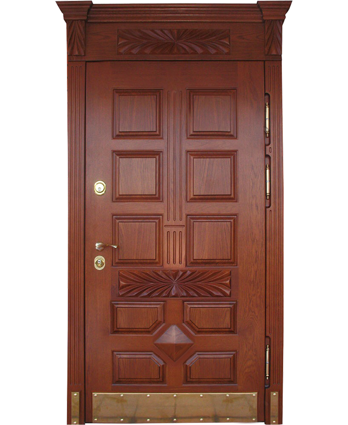 Дверь входная МДФ панель с натуральным шпоном 1159