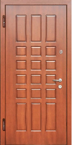 Входные двери МДФ панель с натуральным шпоном