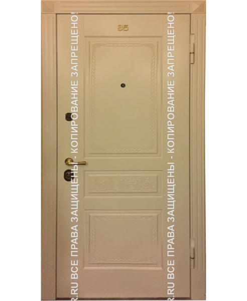 Дверь стальная МДФ/винилискожа 1677