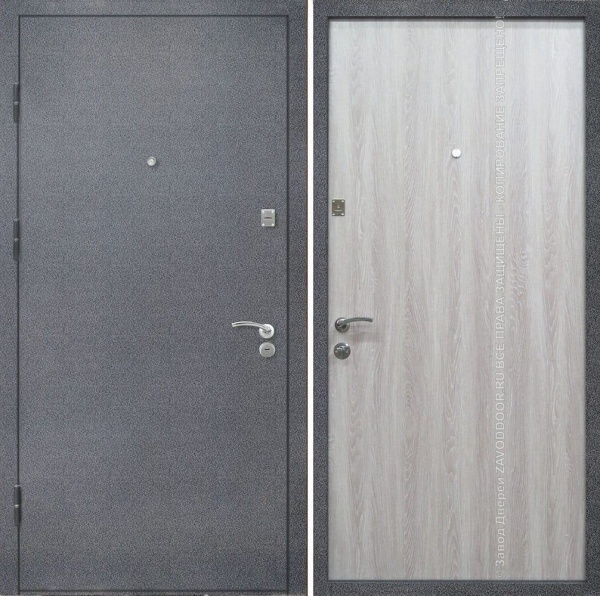 Дверь железная Порошок/Ламинат 1502