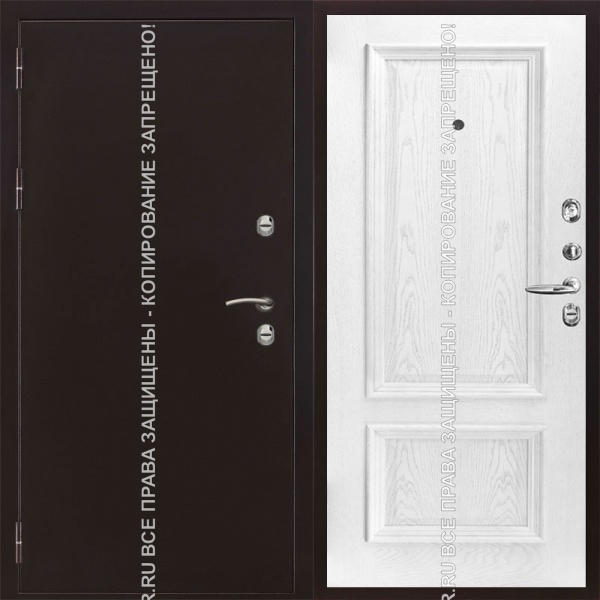Дверь металлическая входная с порошковым напылением/МДФ 1241
