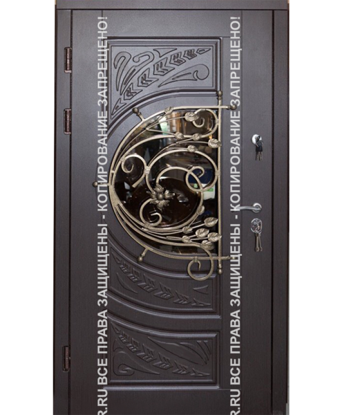 Дверь металлическая входная МДФ премиум 3056