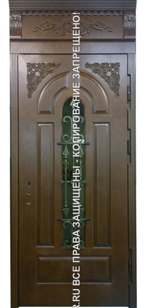 Дверь железная входная МДФ филёнчатый 0024