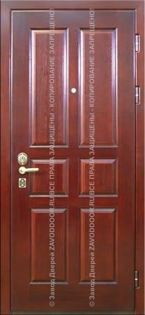 Стальная входная дверь МДФ/винилискожа 1628