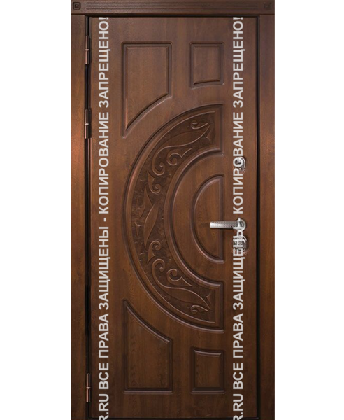 Дверь стальная входная МДФ с пленкой ПВХ 0008
