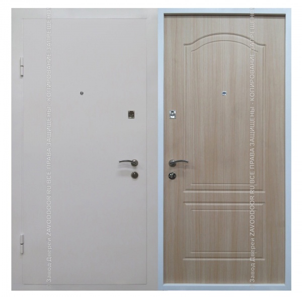 Дверь металлическая входная Порошок/МДФ 1206