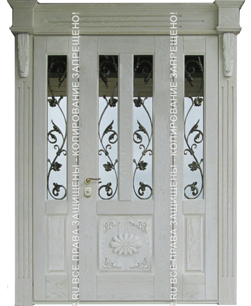 Дверь металлическая МДФ панель с натуральным шпоном 1161