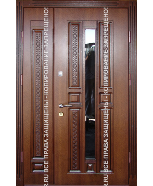 Стальная дверь МДФ с пленкой ПВХ 0019