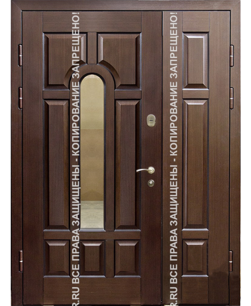 Входная дверь МДФ панель с натуральным шпоном 1163
