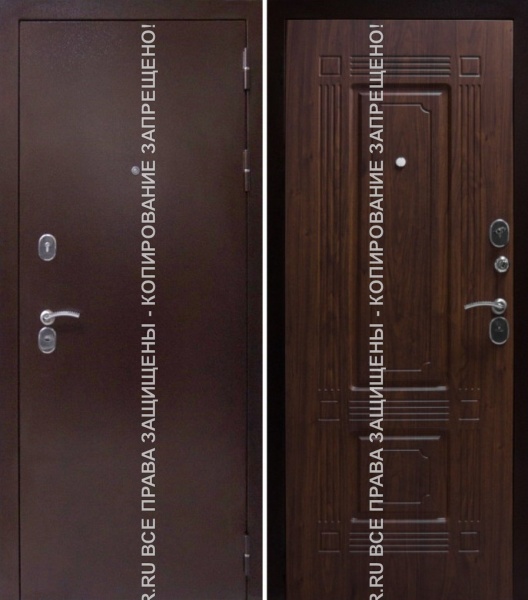 Дверь стальная с порошковым напылением/МДФ 1247 Дверь стальная с порошковым напылением/МДФ 1247