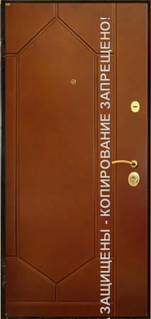 Дверь металлическая МДФ/винилискожа 1605