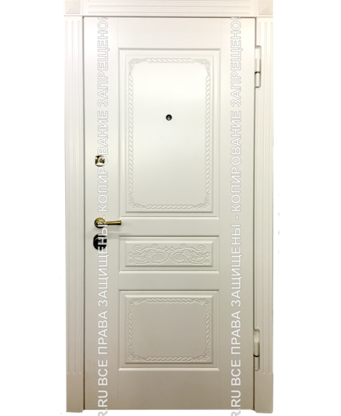 Дверь стальная МДФ панель с натуральным шпоном 1118