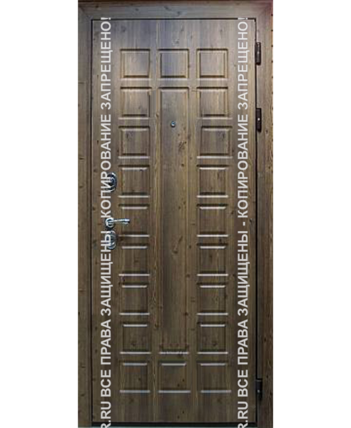 Дверь входная с терморазрывом МДФ 1925